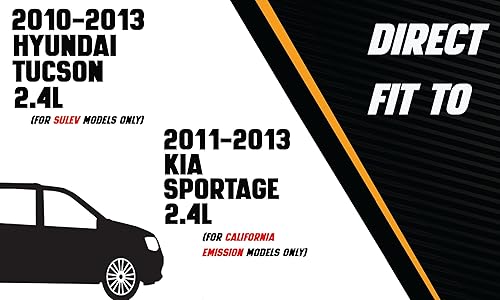 Miniatura 6 de Tubo de escape delantero flexible compatible con Hyundai Tucson 2010-2013 Kia Sportage 2011-2013