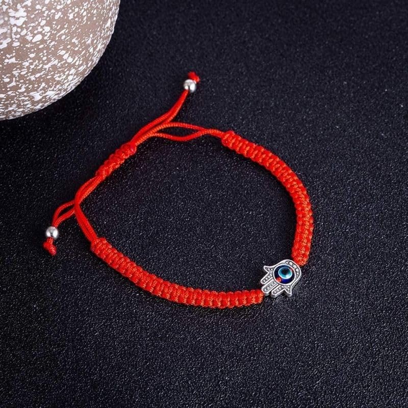 Buddha & Karma Red String Hamsa Hand Bracelet Offers Evil Eye Protection for Spiritual Balance - Wear Hand of Hamsa Bracelet to Attract Luck & Repel Negativity - Adjustable Bracelets for Daily Comfort3