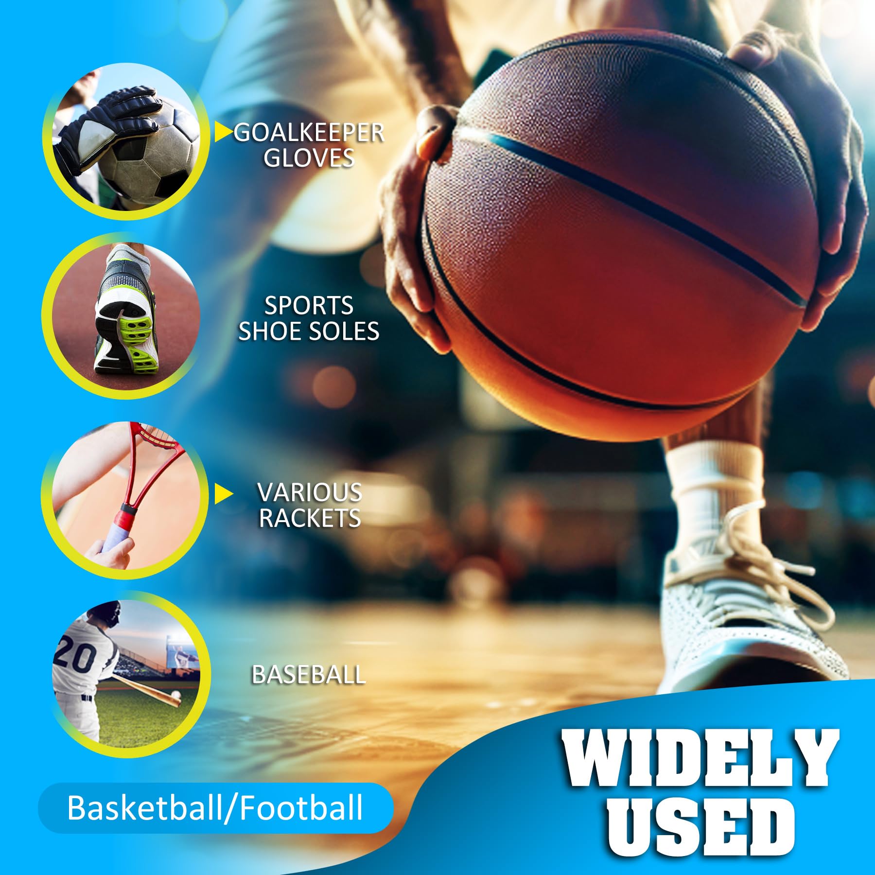 Limino Grip Spray Guantes de Portero en Aerosol 200 g Accesorios Entrenamiento Fútbol Baloncesto Tenis Golf