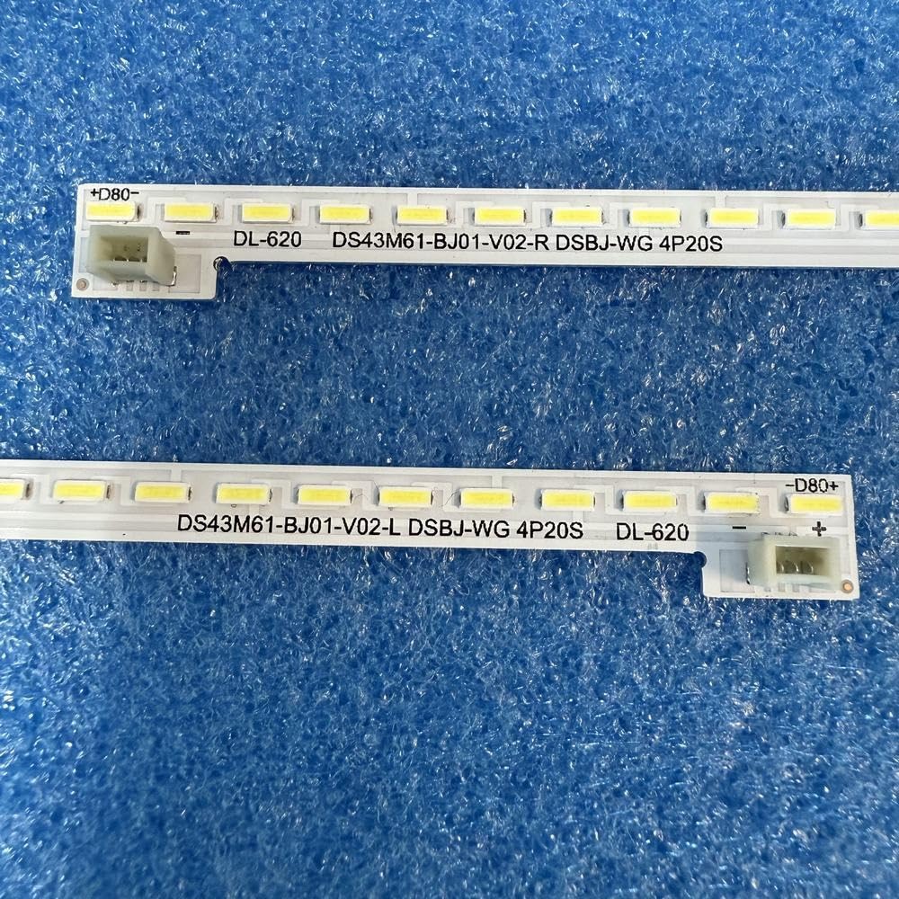 Tira de LED para iluminación trasera TV 475mm 80LED para VA43-L11 L430LGS DV430FHM-NN0 DSBJ-WG DS43M61-BJ01-V01-L/R