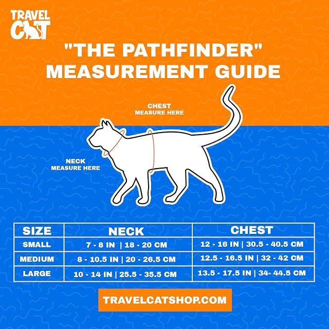 Foto 5 de 8 de TRAVEL CAT The Pathfinder - Arnés para gatos con bolsillo para rastreador GPS, alimentado por Tractive Cat…