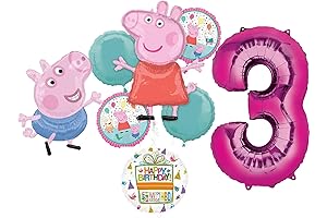 Anagram Peppa Pig Birthday Party Supplies