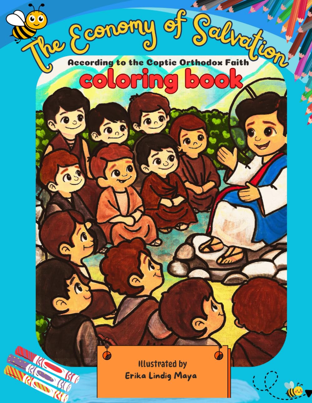 COLORING BOOK: THE ECONOMY OF SALVATION FOR KIDS: According to the Coptic Orthodox Faith