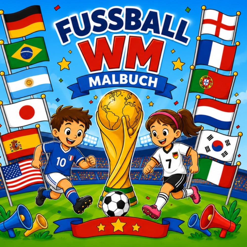 Fussball WM Malbuch