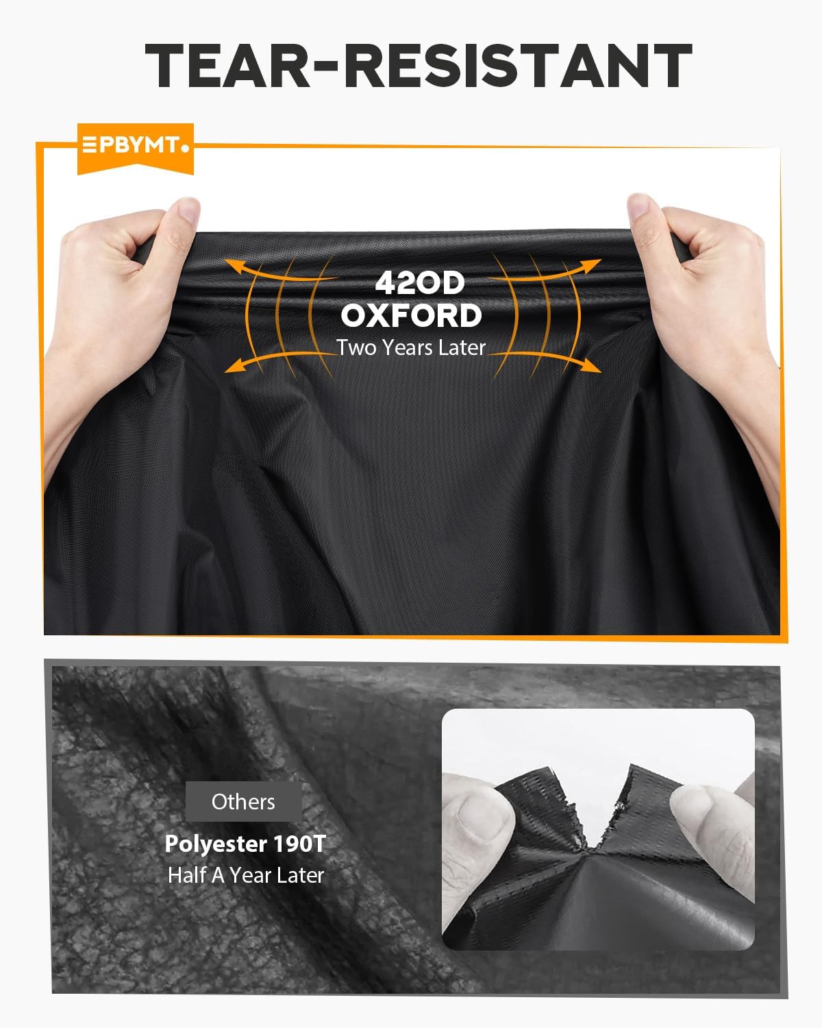 PBYMT Heavy Duty UTV Cover for Can-Am Maverick X3, 420D Oxford Waterproof Side By Side Cover, 2-Seater (136" x 75" x 69")