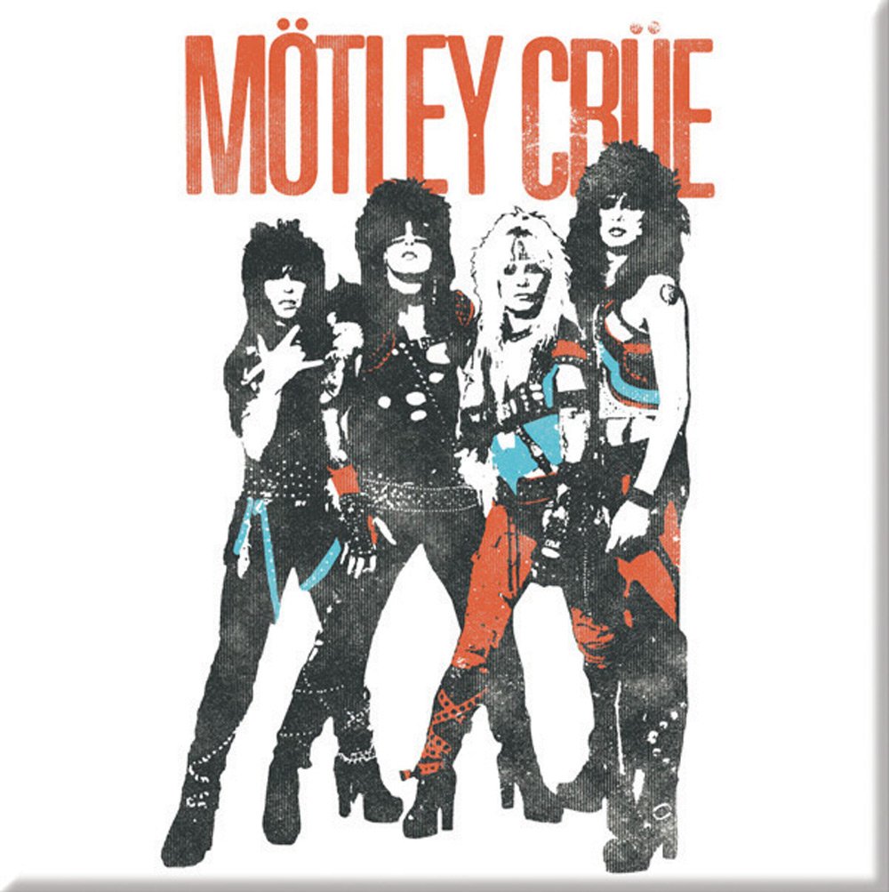 Mötley Crüe: Vintage World Tour Magnetic [7.7 x 7.7 cm]