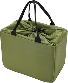 Kudoo Bolsa de mão com divisória para câmera, antiarranhões, resistente ao desgaste, bolsa acolchoada de nylon à prova d'água para câmera SLR