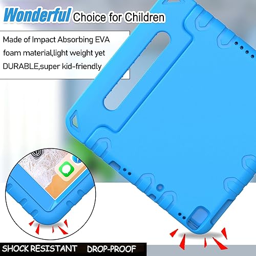 Miniatura 5 de BMOUO -Funda de niños para iPad de 9,7 pulgadas 2017. KCC089, Azul