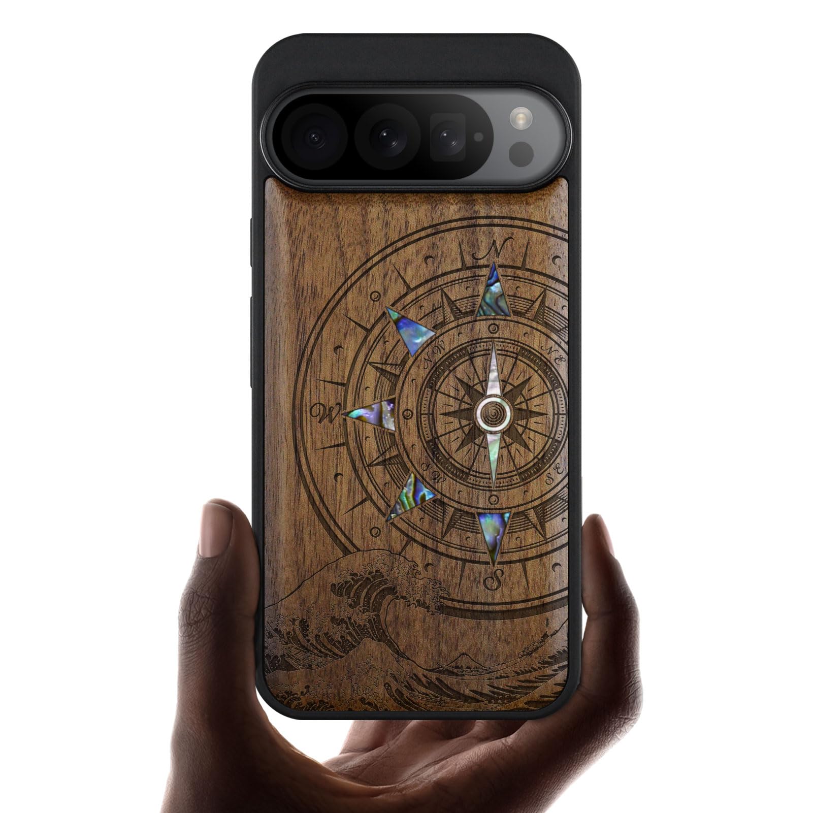 Carveit Cover Compatibile per Pixel 9 Pro Custodia Naturale