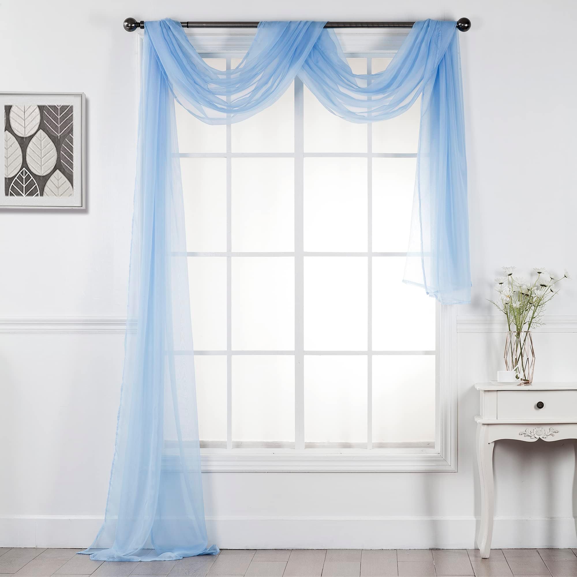 Interior Trends Multipurpose Fully Hemmed Sheer Voile
