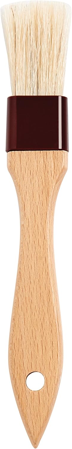 Mrs. Anderson’s Baking Solid-Ferrule Pastry Basting Brush, Natural Boar Bristles, 1.5-Inch Wide x 8.25-Inches Long, Set of 2
