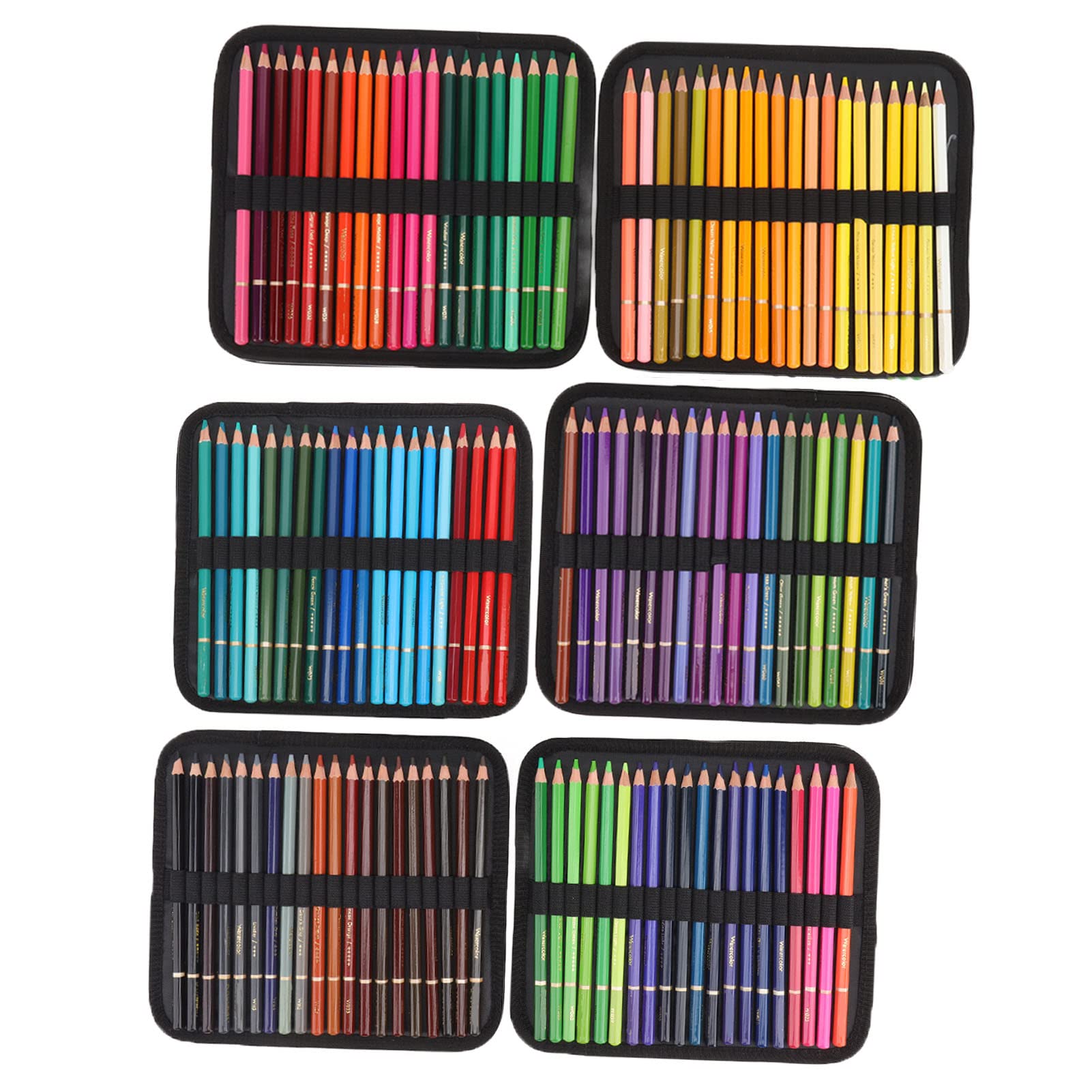 Buntstift-Set, 120 Farben Wasserlösliche Buntstifte Umweltfreundliches Material Buntstifte Tragbares Buntstift-Kunstset für Erwachsene Professionelle Künstler Anfänger