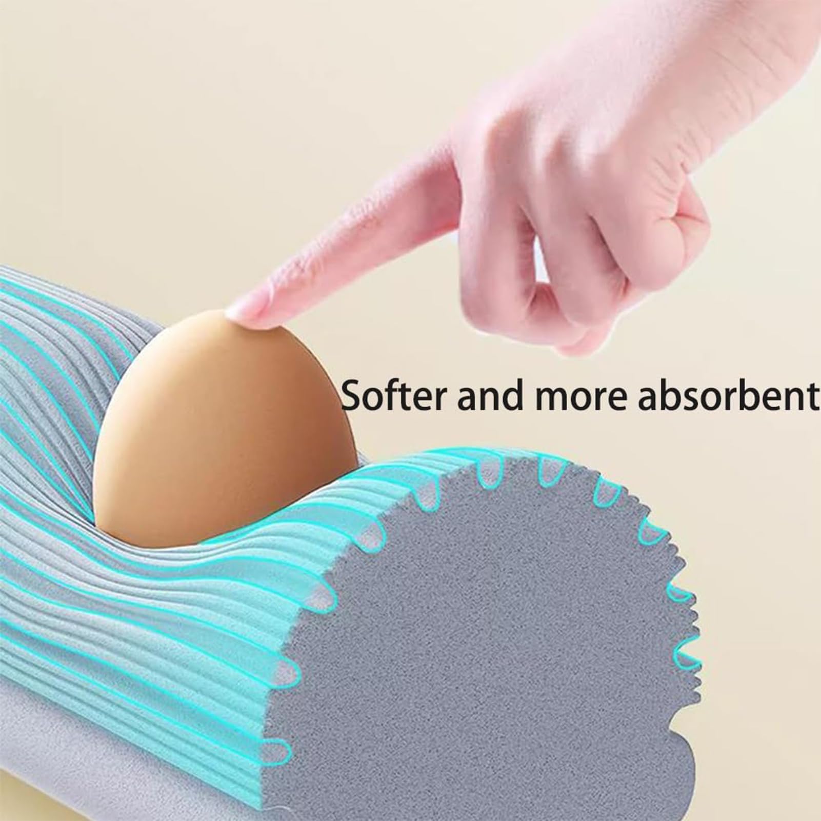 Mopa de esponja manos libres, PVA autoexprimible con 2 cabezales absorbentes reemplazables, mango ajustable de acero inoxidable para una limpieza eficiente en suelos laminados, baldosas, madera dura