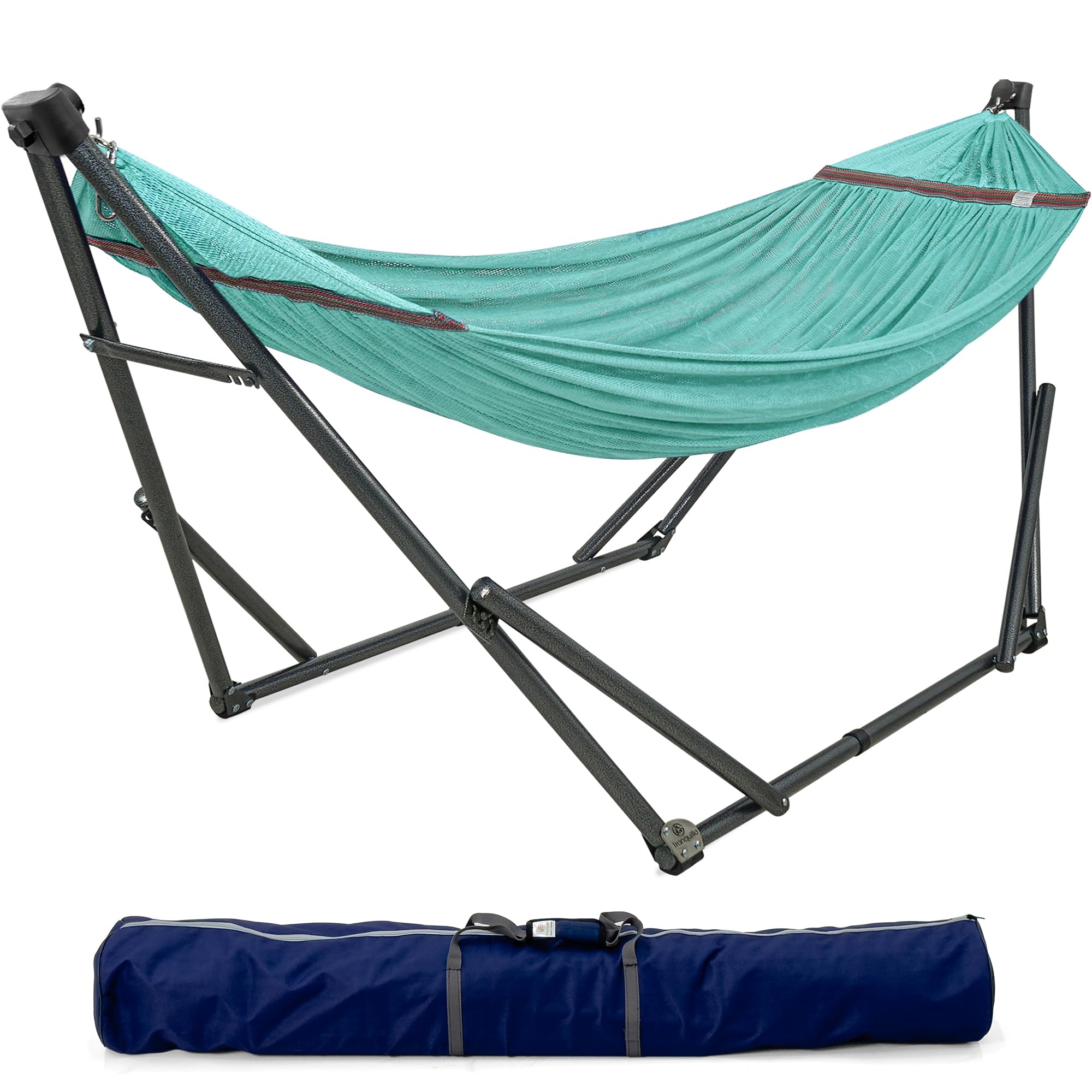Tranquillo Adjustable Hammock Stand/Collapsible Hammock with Stand, Sky