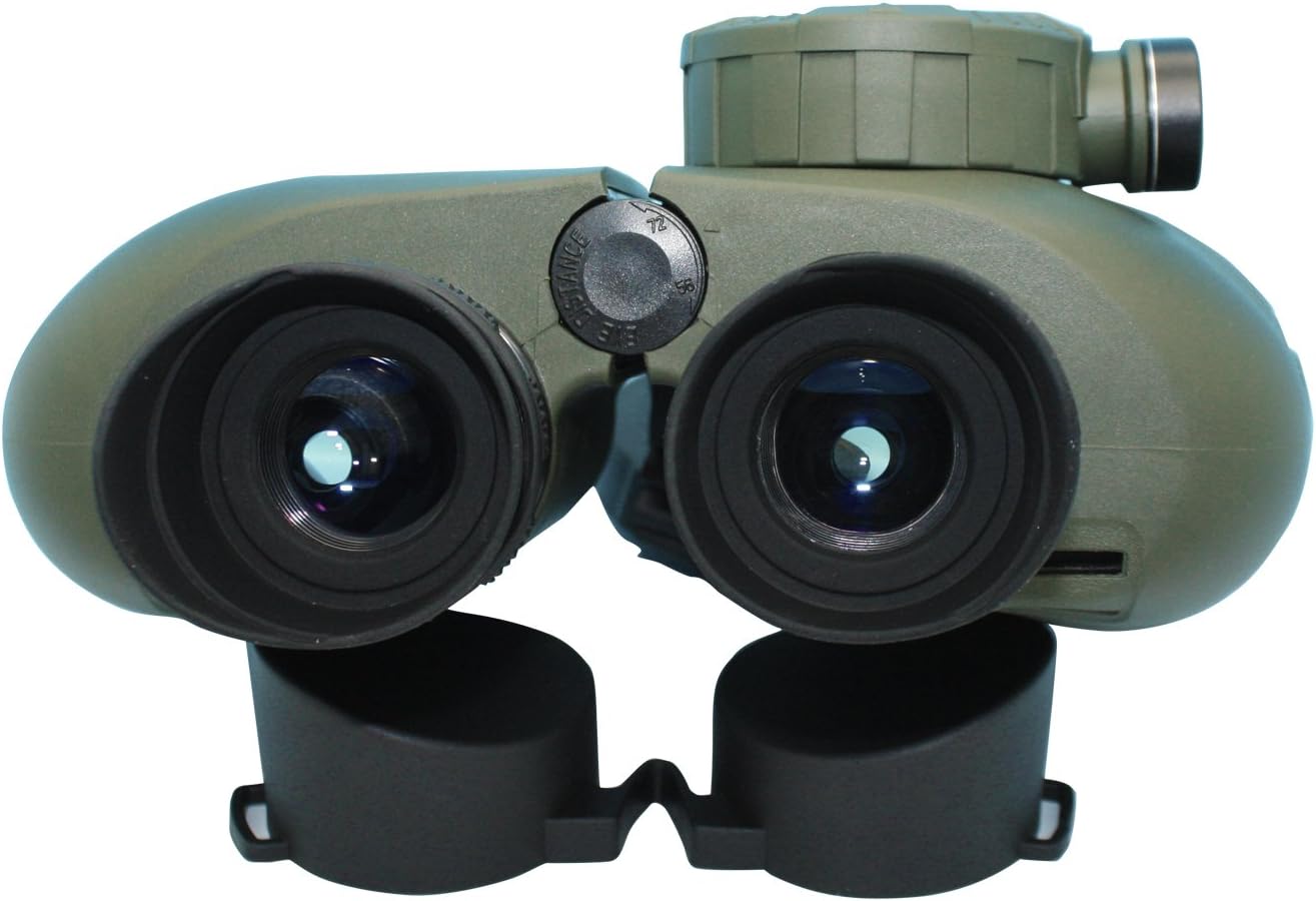 Flash Deals - 60% OFF Mentch 7x50 HD Waterproof Military Marine Binoculars w/Internal Rangefinder & Compass for Water Sports,Hunting,Bird Watching,Boating and More(Army Green) …