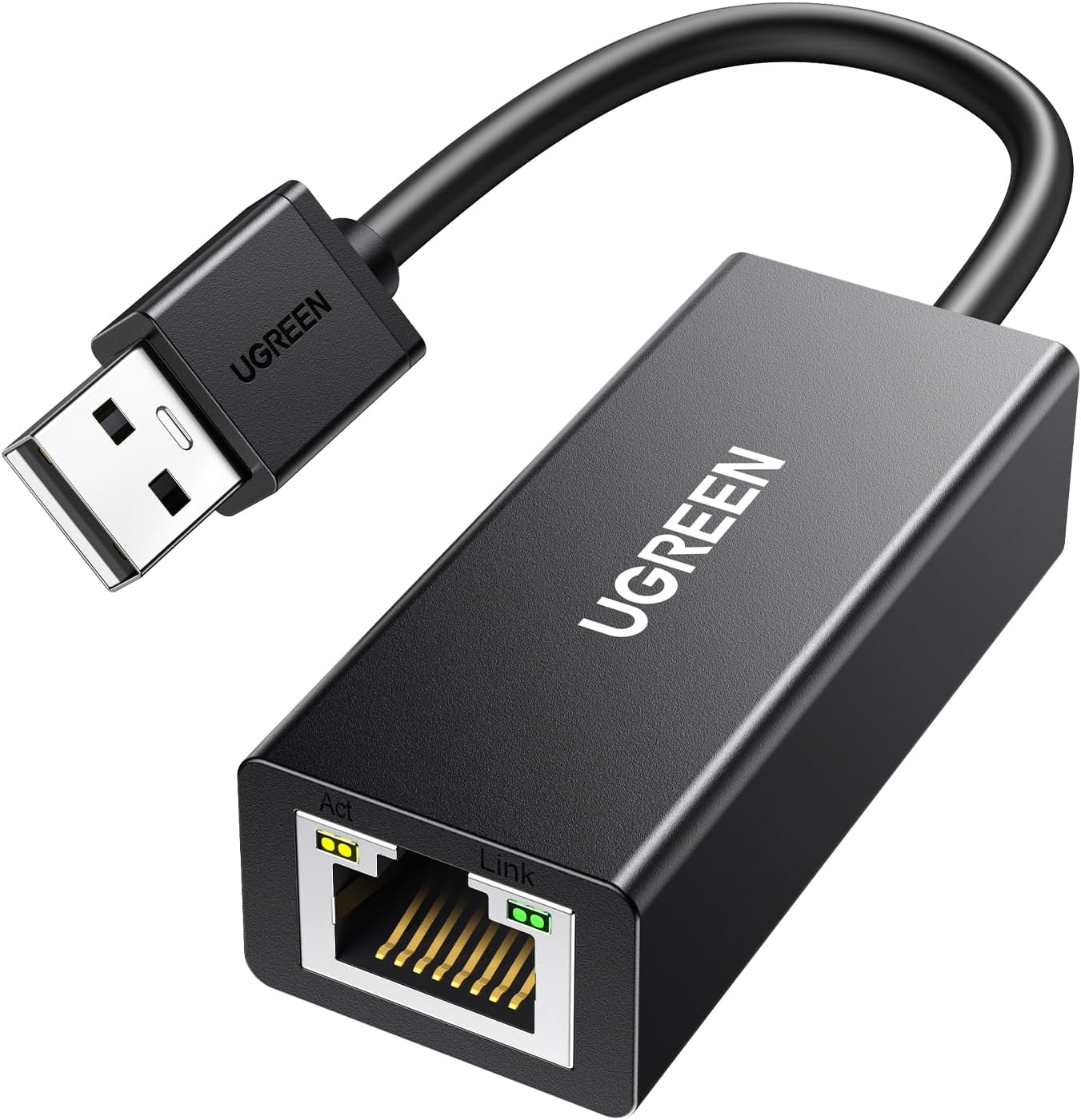 UGREEN USB Network Adapter, USB 2.0 to 10/100 Fast Ethernet Lan Wired ...