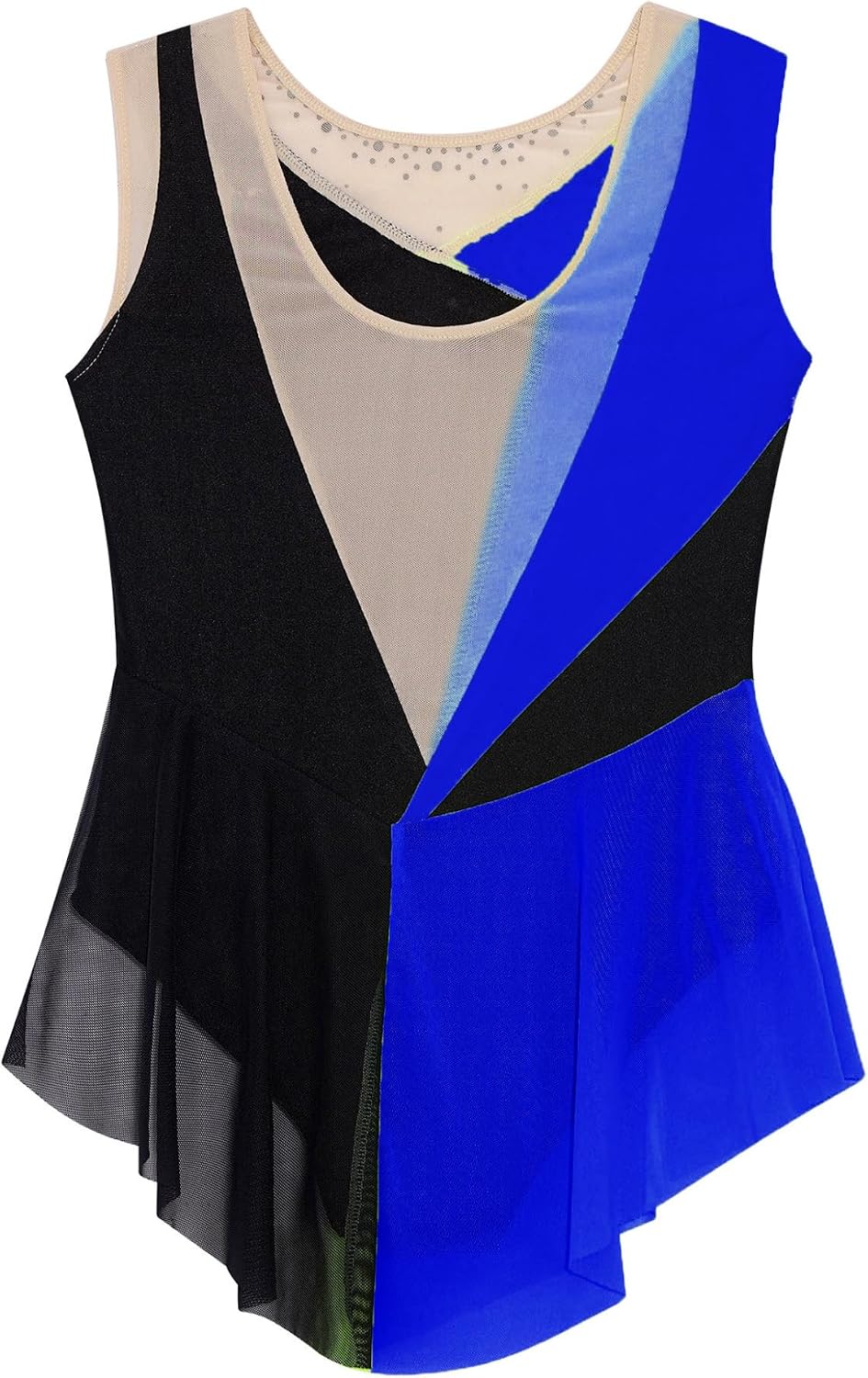 Girls Skating Dress with Gloves Latin Dance Clothing Sets