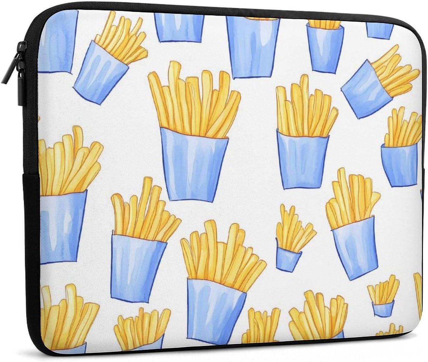 French Fries Blue Box Laptop Case Sleeve Computer Tablet Bag 10inch image 3