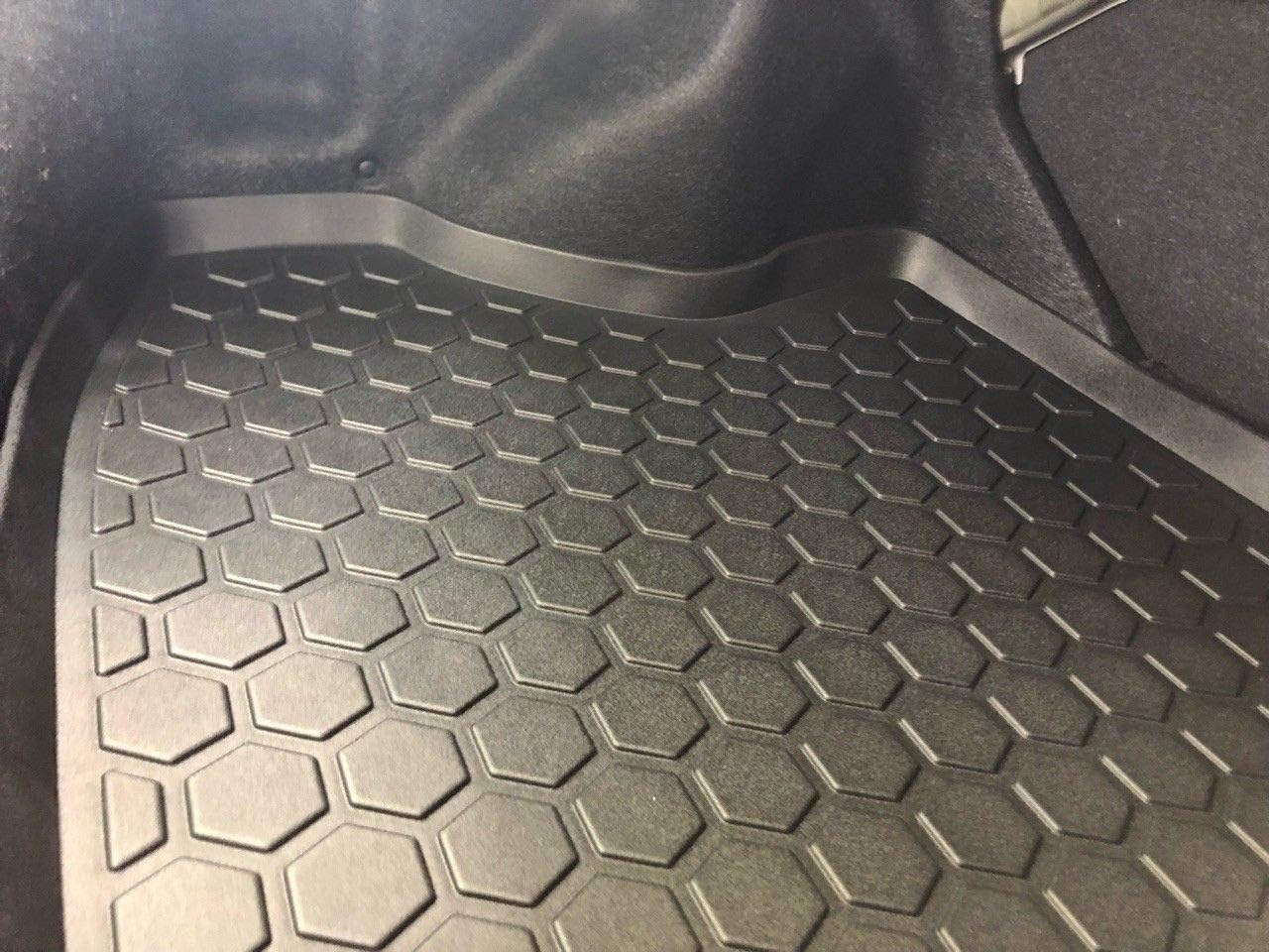 Cargo Liner - Trunk Mat for Acura ILX 2013-2022 Sedan – Weather-Resistant Trunk Mats for Cars with Raised Lip – Non-Slip Car Trunk Mat Rubber – Easy to Install – Laser Pre-Cut Design