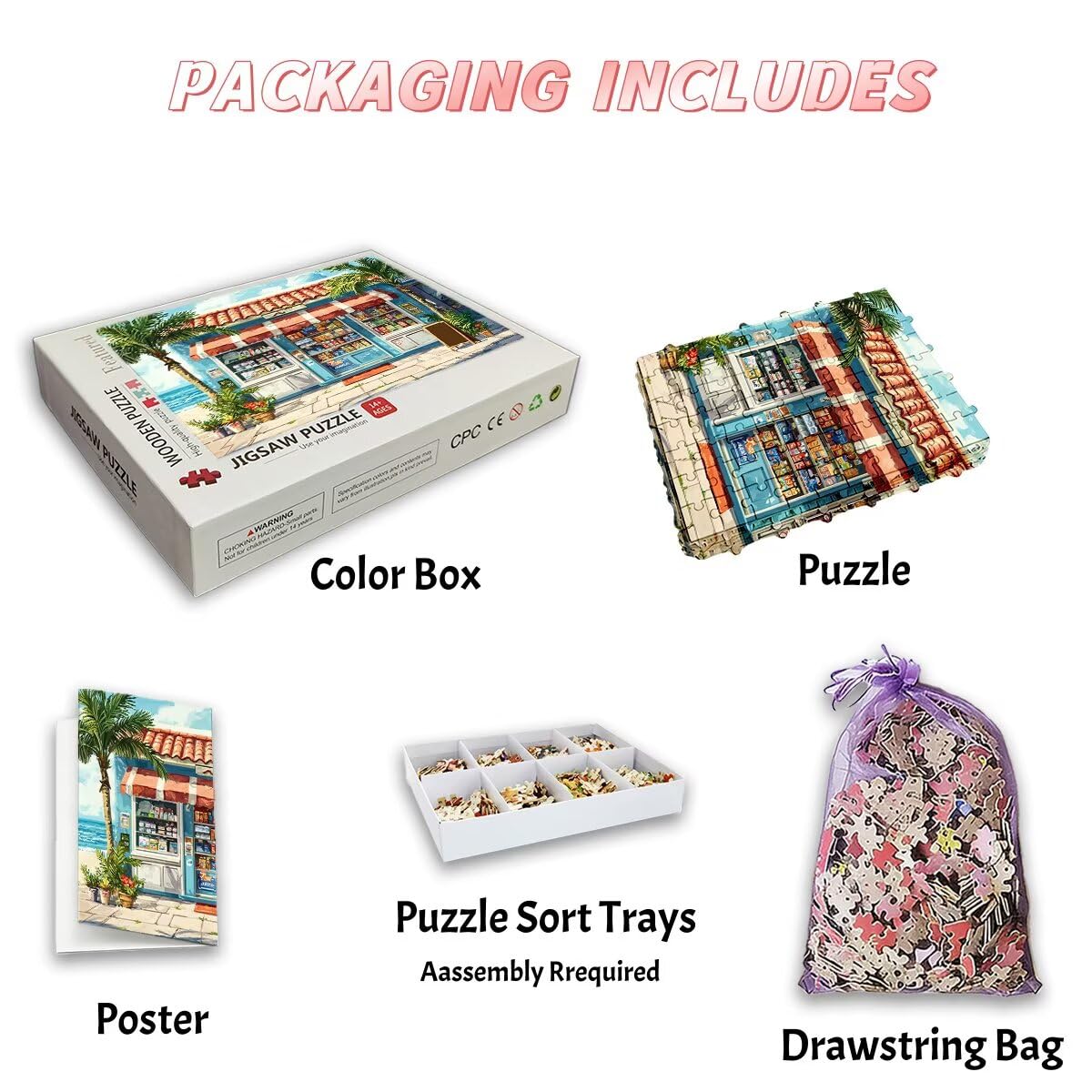 Puzzle 2000 Pezzi Anime, Puzzle Albero per Adulti, Puzzles in Legno Intrattenimento Creativo, Divertimento, Puzzles Educativi Classici con Confezione di Alta Qualità Idea Regalo Donna Decor Casa -2548