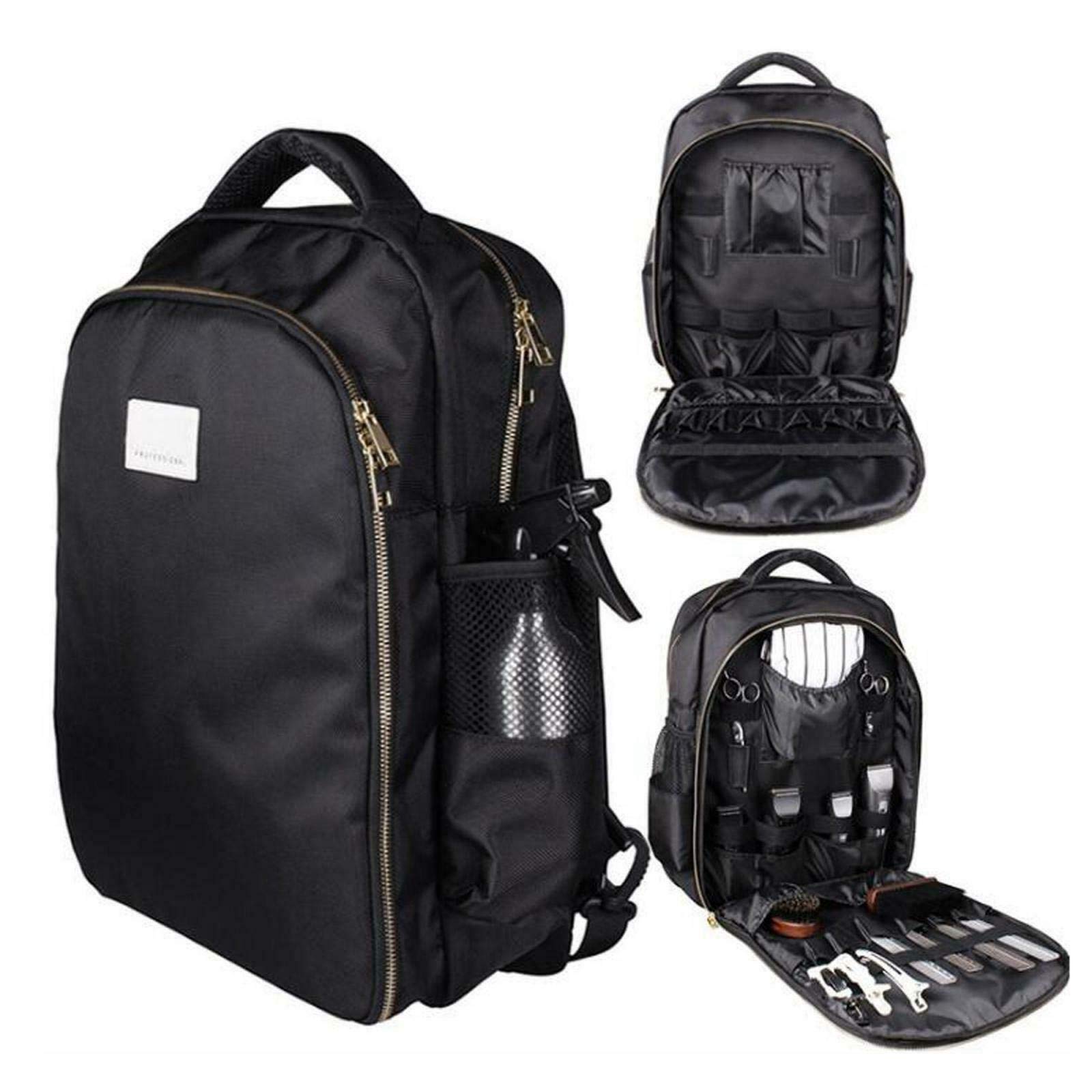 Zaino da barbiere Strumento multifunzionale per parrucchiere Borsa da viaggio per attrezzi da trucco Organizer per forbici Clippers, portatile