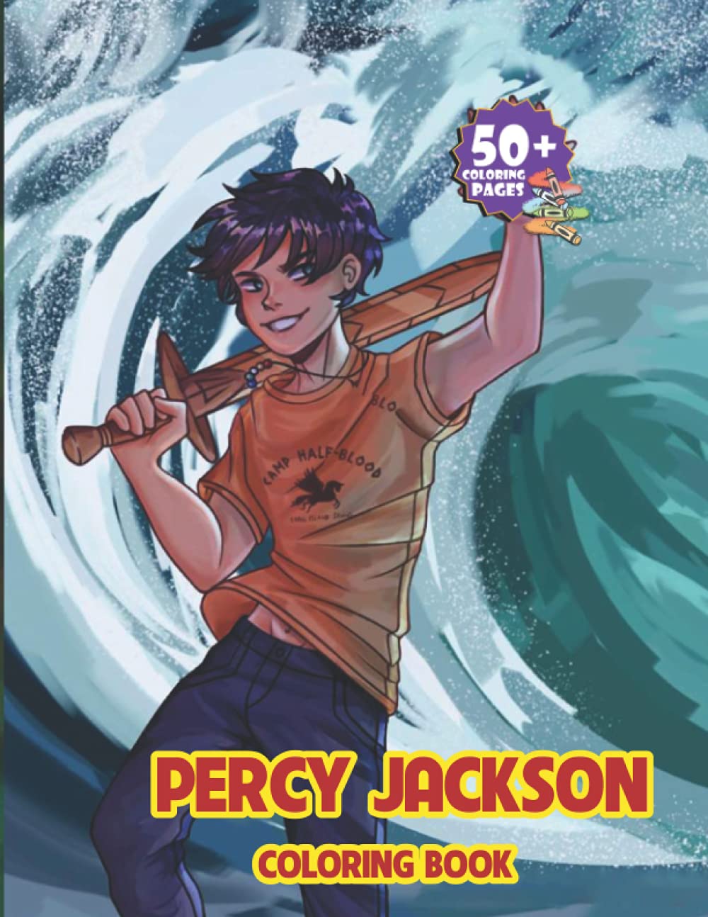 Buy Percy Jackson Coloring Book: Percy Jackson Enchanting Coloring Book