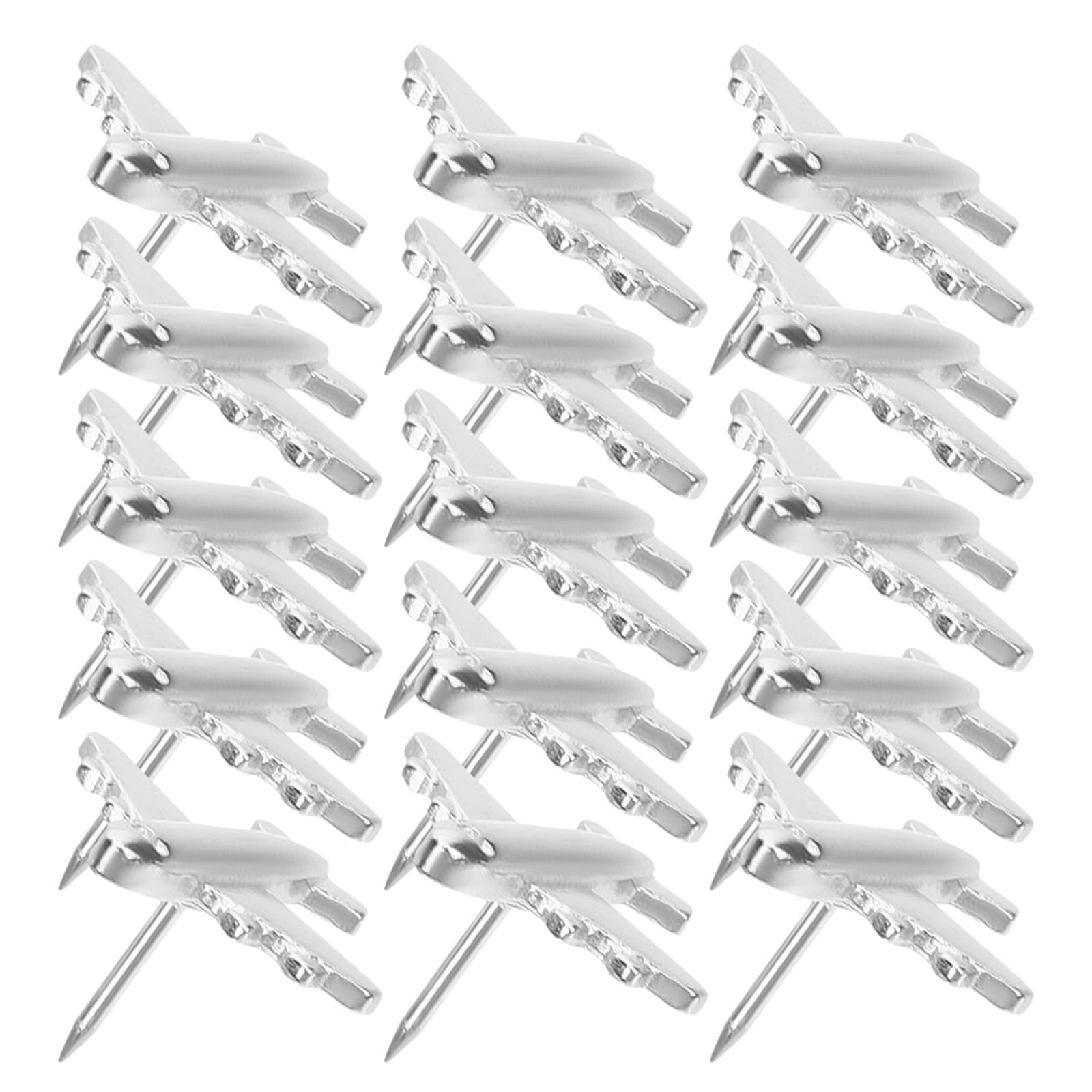 Chinchetas de avión PRETYZOOM accesorios de oficina metálicos