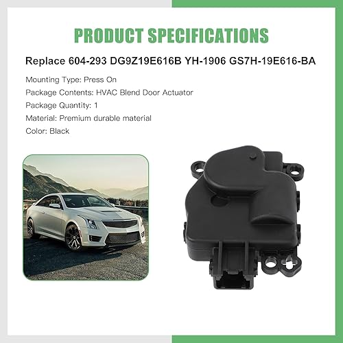 Miniatura 2 de SCITOO Reemplazo de actuador de puerta de mezcla de calentador HVAC para Ford para Edge 2015-2018, para Ford para Fusion 2013-2018, Lincoln para