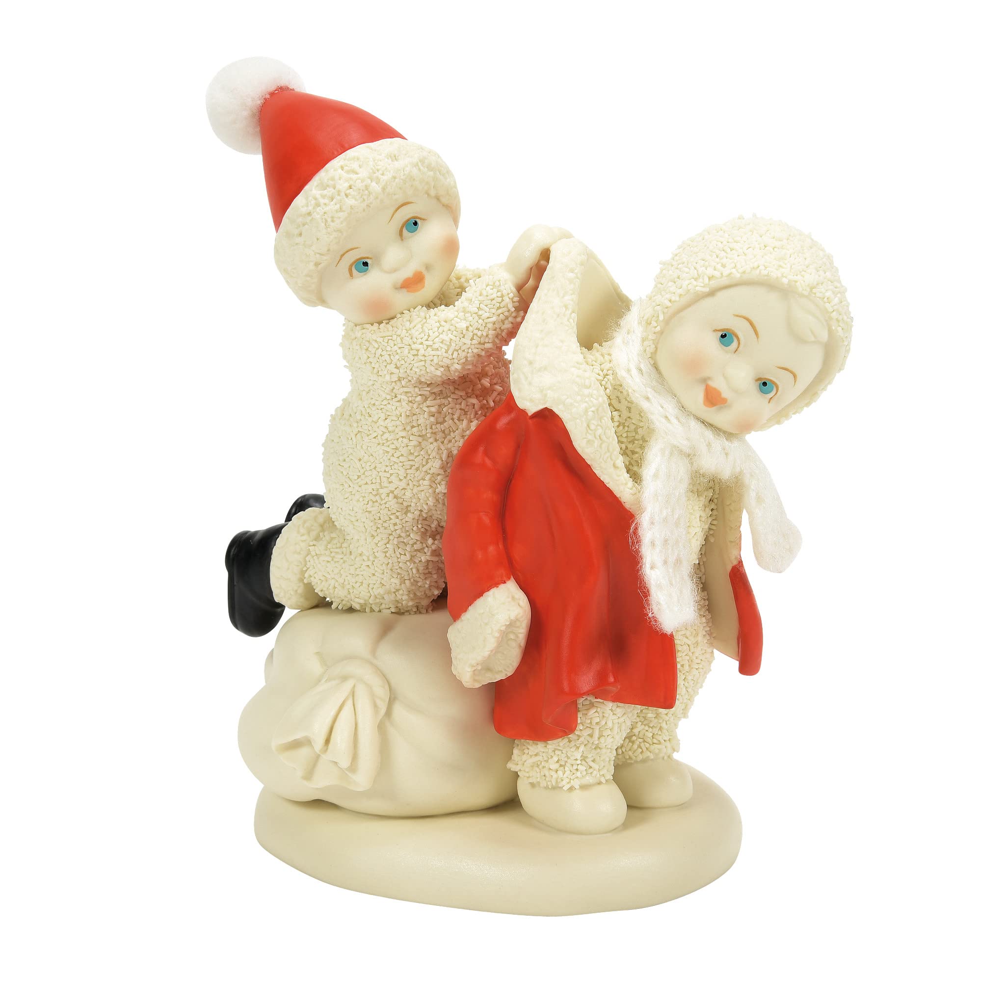 Department 56 Snowbabies Christmas Memories You Be Santa Figurine, 4.92 Inch, Multicolor