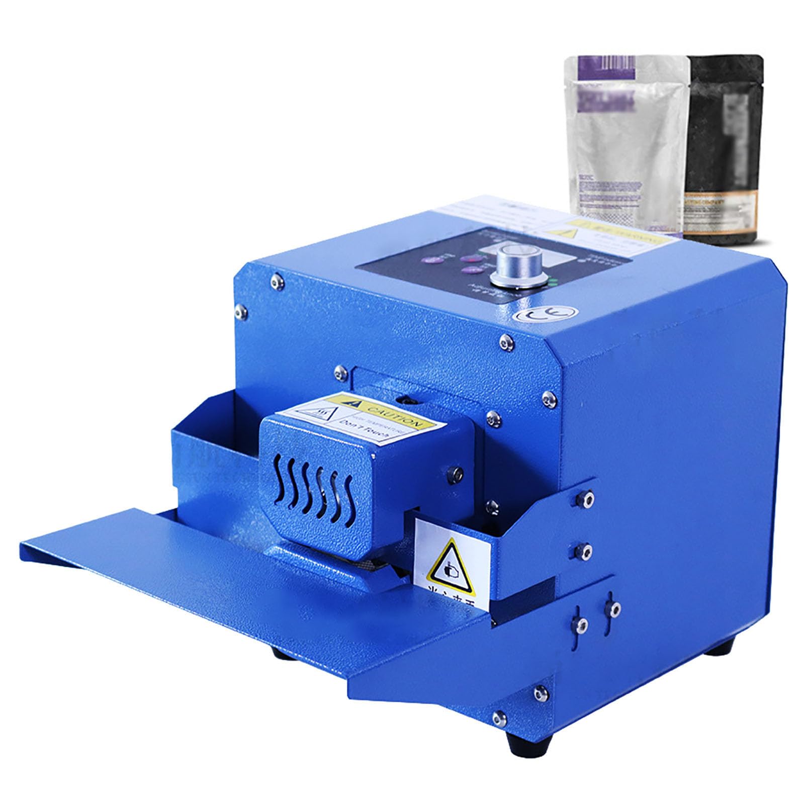 asdchZen Automatic Food Packaging Machine, Heat Roller Sealer For Pvc, Foil, Kraft Paper Bags - Efficient Bag Sealing Solution