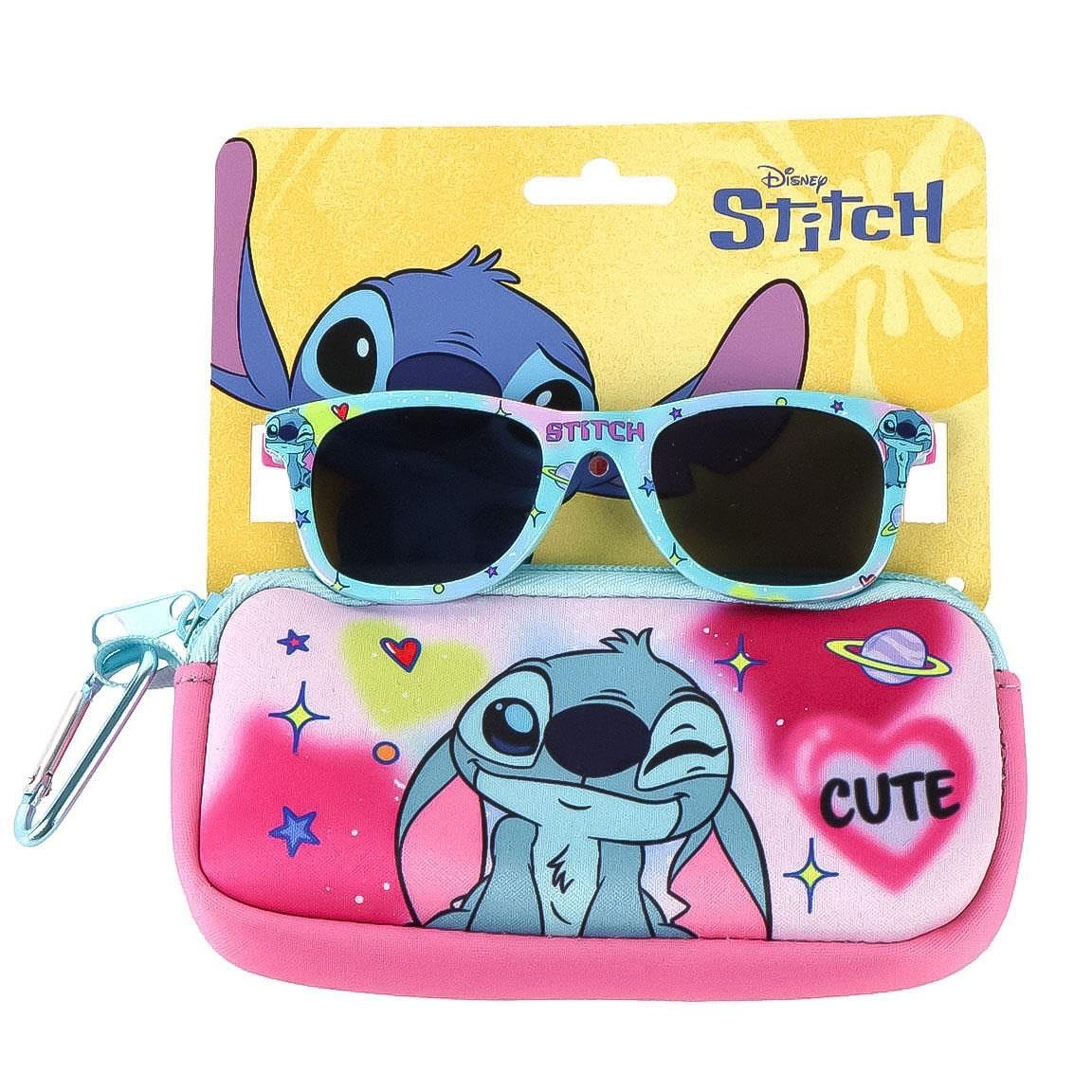 Disney Unisex Kids Multicoloured 2 Pieces Sunglasses And Case Stitch Set 2600003178