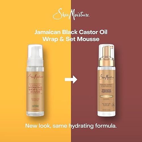 Miniatura 4 de Karité Humedad de miel de manuka y aceite de mafura envoltura y juego de mousse hidratante hecho para sostener, cuerpo y brillo, 7.5 onzas