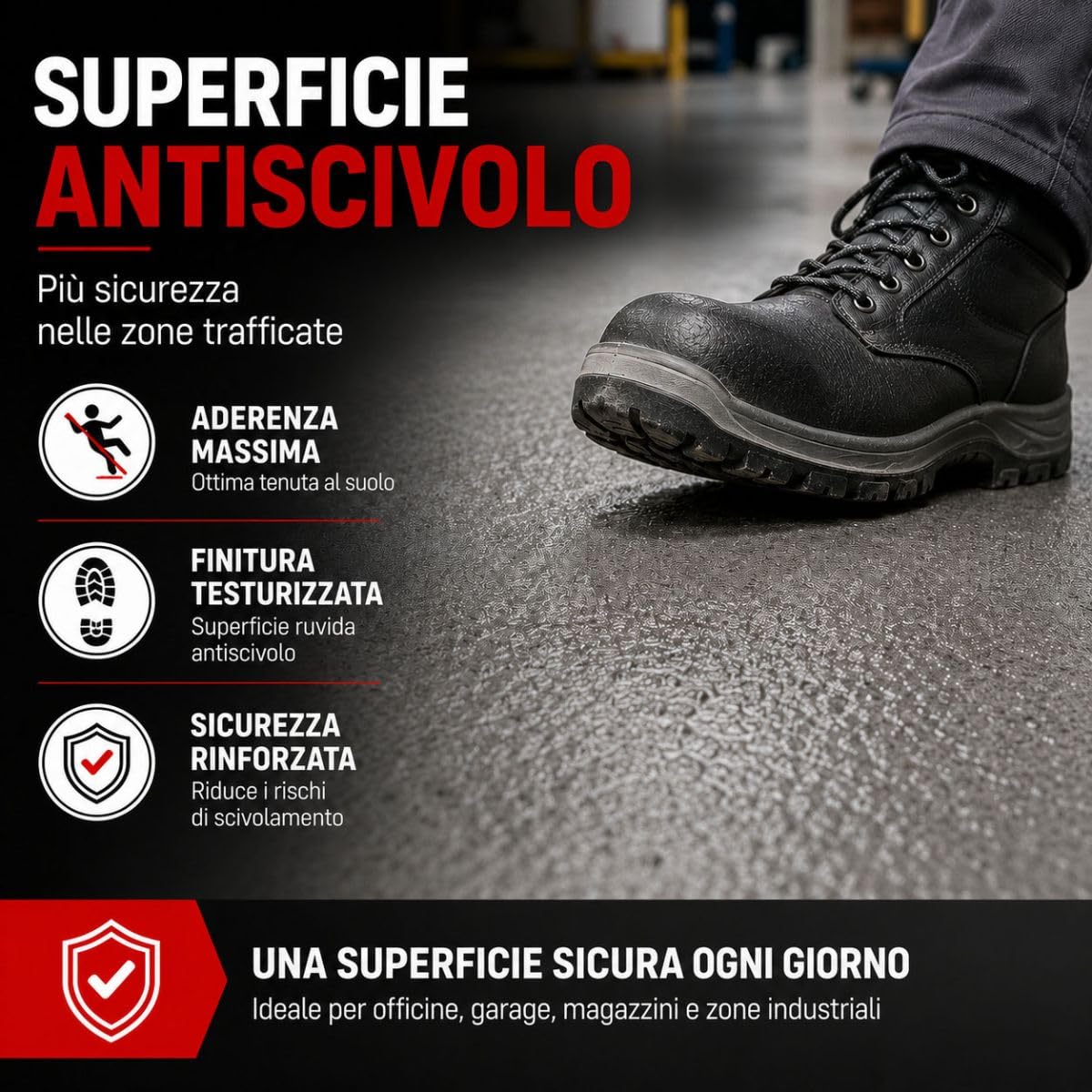 Malta epossidica per calcestruzzo Riparazione di buche, avvallamenti - DURPOX - 5 kg - ARCANE INDUSTRIES