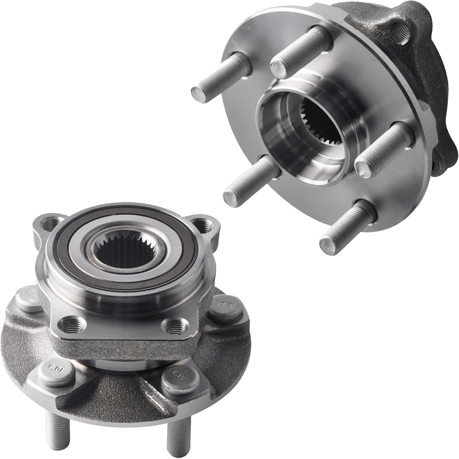 513220 Front Wheel Hub and Bearing Assembly Replacement for Subaru Legacy 2005-2014, for Subaru Outback 2005-2014 5Lugs w/ABS Left Right Side