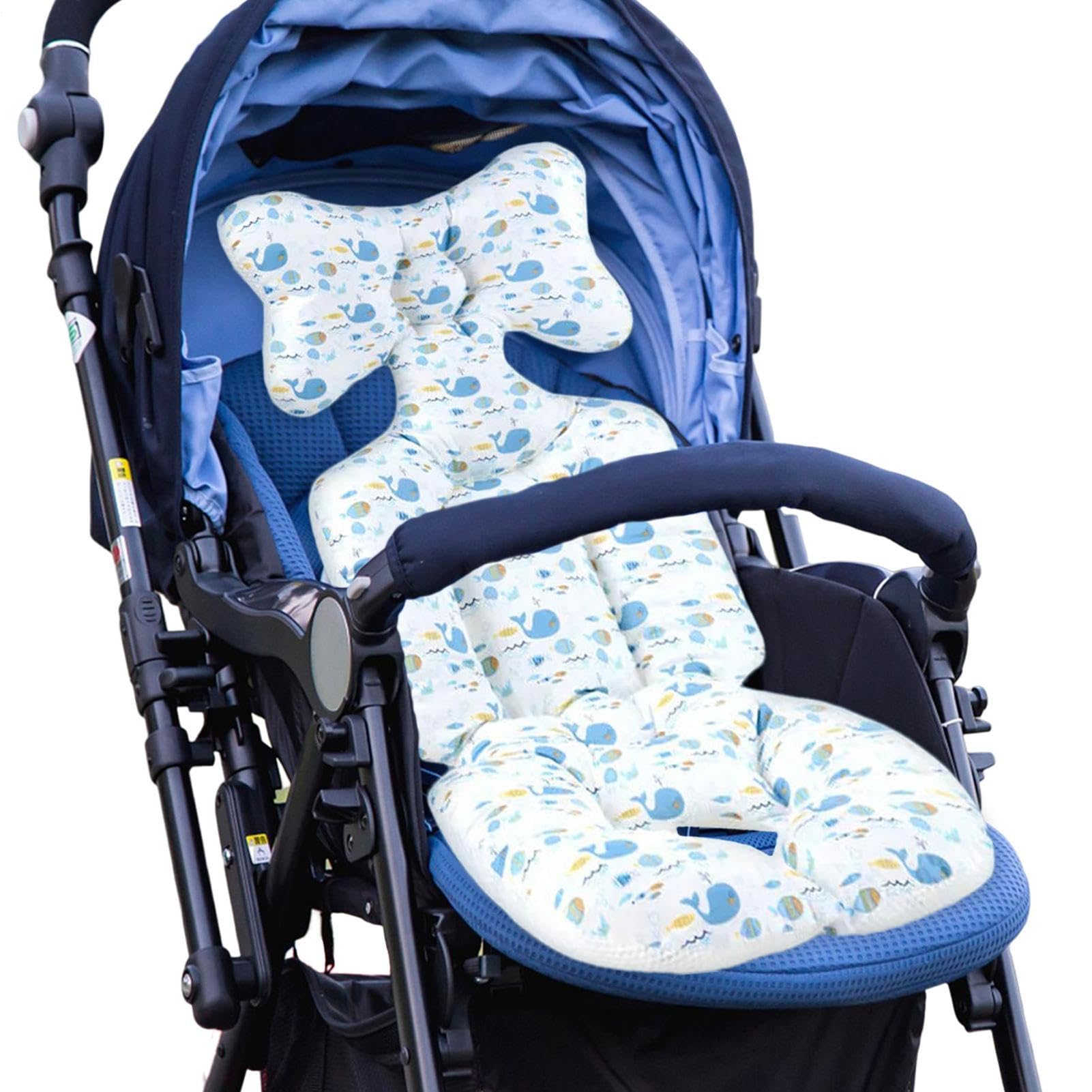 Fodera per seggiolino per passeggino, imbottitura per , cuscino di | supporto in spugna per passeggino, seggiolino e seggiolino auto