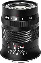 Meike 60 mm f2.8 Large Aperture APS-C Frame Manual Focus Prime Fixed Macro Lens Compatible with Sony E-Mount Mirrorless Cameras NEX 3 3N NEX 5R A6400 A5100 A6000 A6100 A6300