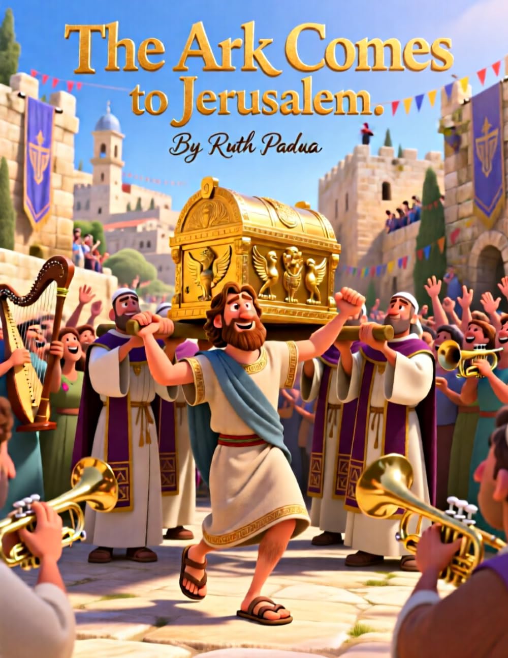 Bible Stories, The Ark Comes to Jerusalem, Stories of David, Christian Children's Stories Book, Sunday School Story Book: Religious, Inspirational ... Book, Biblical Stories for Kids, Noah's Ark