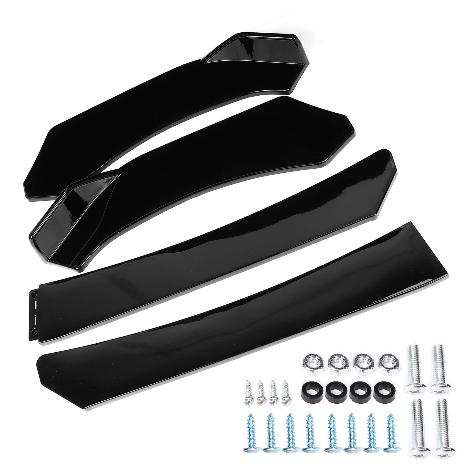 Buy Front Bumper Splitters Lip,4Pcs Universal Front Bumper Splitter Lip