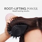 Sèche-cheveux L'ANGE HAIR Le Volume Elevé 65MM 2-en-1 Brosse en titane | Séchage et coiffage | Baril en forme de goutte unique | 3 réglages de chaleur | Flux d'air ventilé à 360° | Technologie ionique pour un coiffage sans frisottis (Rose)