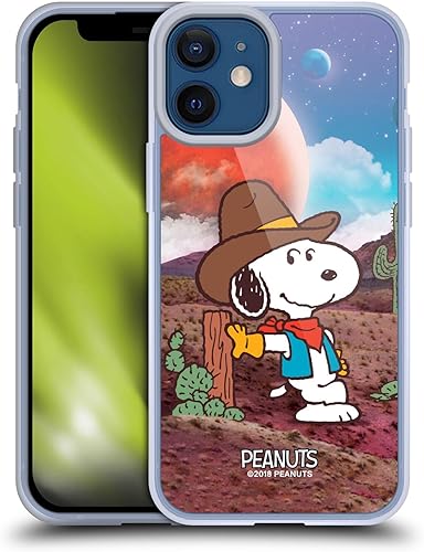 Miniatura 10 de Head Case Designs Officially Licensed Peanuts Nebula Balloon Woodstock Snoopy Space Cowboy Soft Gel Case Compatible with Apple iPhone 15 Pro