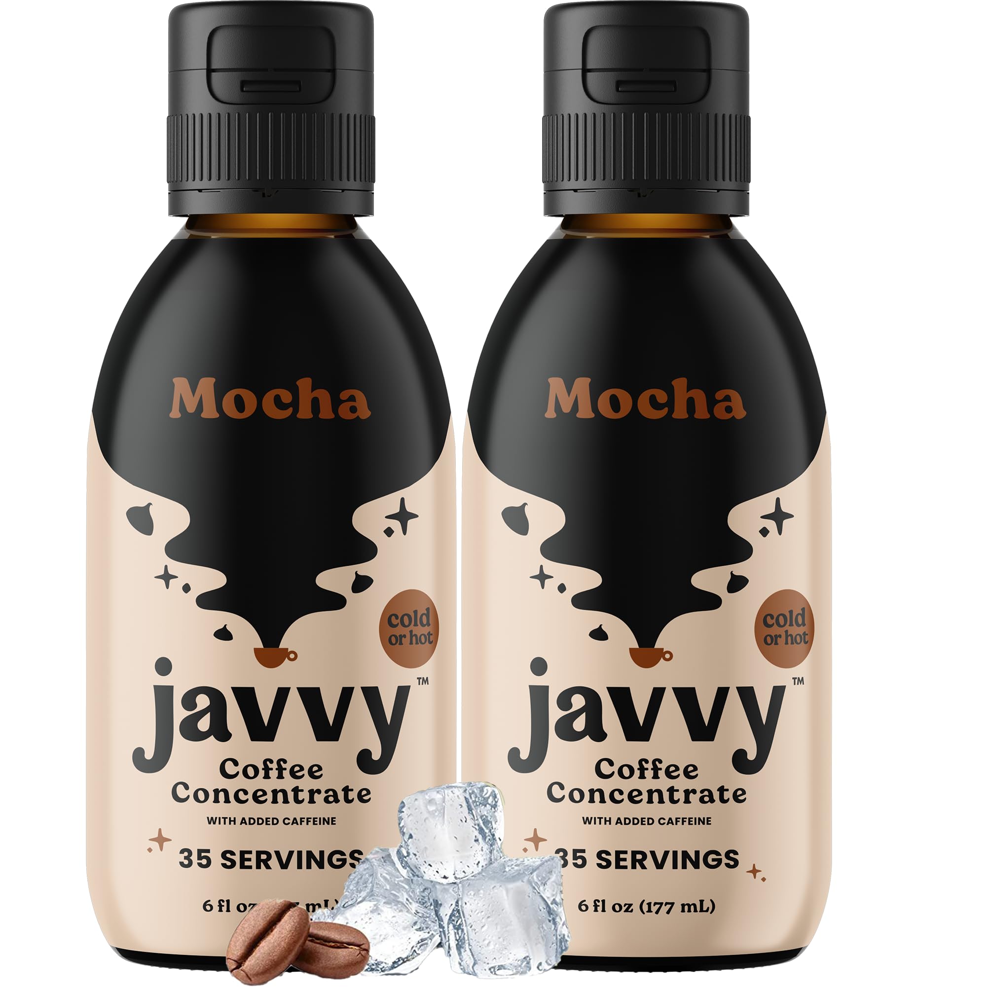 Coffee Concentrate - Cold Brew Coffee, Perfect for Hot or Iced Instant Coffees, Hot Drinks, Cold Brew Concentrate, 2 Pack - Mocha