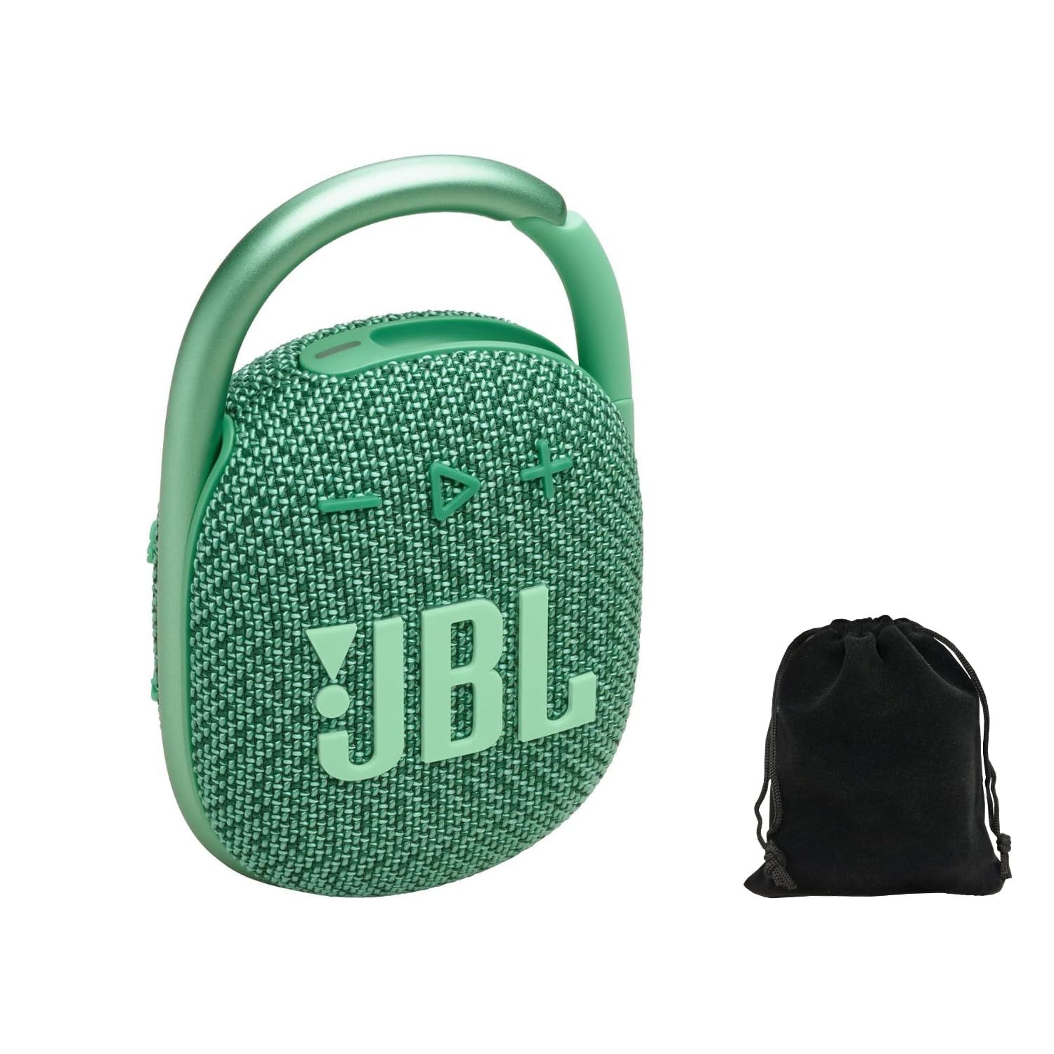 JBL Clip 4 Enceinte Bluetooth portable, étanche IP67, étanche à la poussière, 10 heures de lecture, mousqueton intégré, design ultra portable, style audacieux, son riche professionnel, pochette