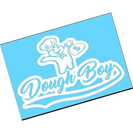 DOUGH BOY 8&quot; X 5&quot; Decal - This Locally Hated Decal Is Looking Pretty Fly