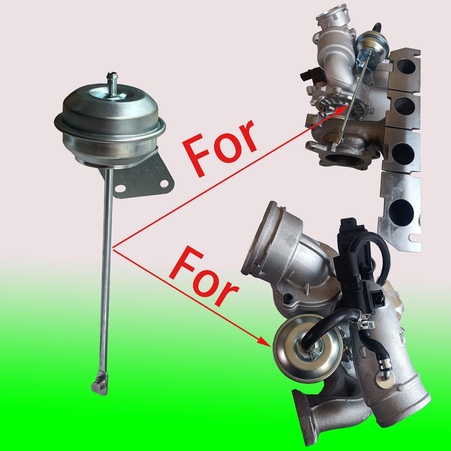 06J145713L K03 Turbo Wastegate Actuator Compatible With Audi A3 2008-2016 VW Beetle CC Jetta Passat 2.0L Turbocharger