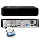 Douevo 5MP 4 Channel Security DVR Recorder with 500GB Hard Drive, H.265+ 4CH Surveillance Digital Video Recorder,Hybrid 5-in-1 (TVI/AHD/CVI/CVBS/IPC) CCTV DVR for Security Camera