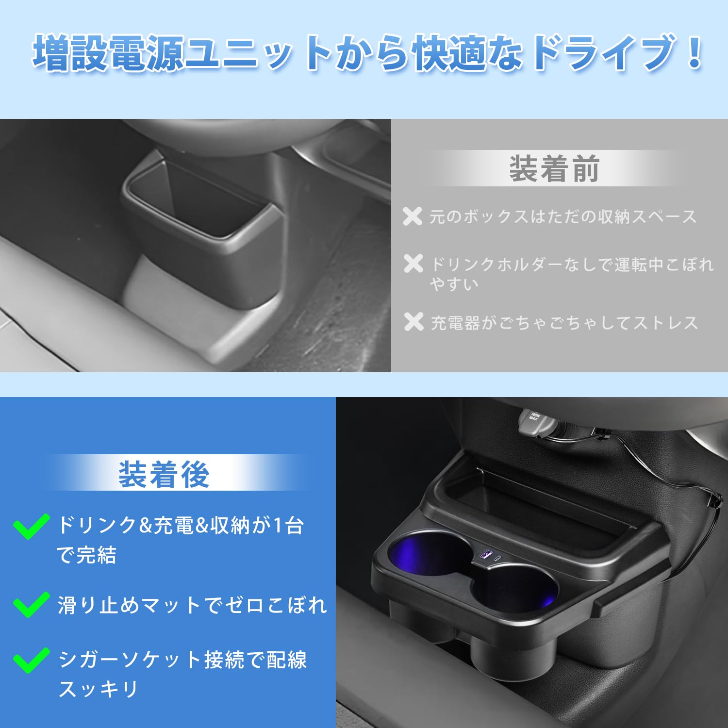 Amazon | GIMUYA N-BOX 新型 増設電源 ユニット JF5 JF6 ホンダ 