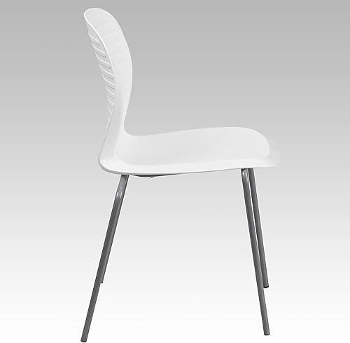 Miniatura 5 de Flash Furniture HERCULES Series 551 lb Capacidad Negro Silla Stack