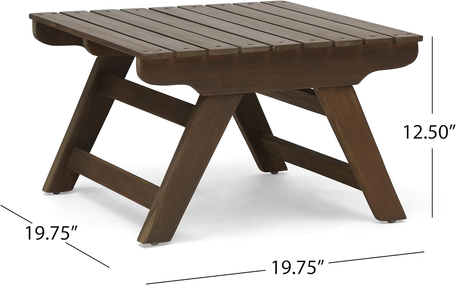 Tables Great Deal Furniture 309177 Kailee Outdoor Wooden Coffee Table