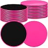 Jenaai 24 Pcs (12 Pairs) Core Sliders Exercise Glider Discs Bulk for Group Training Classes Fitness Slider for Working Out Dual Sided Core Gliding Discs AB Pads for Carpet Hardwood Floor