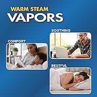 Vista 4 de TheraCare - Vaporizador de vapor caliente para habitaciones de tamaño pequeño No requiere filtro Alivio del frío y la congestión Natural